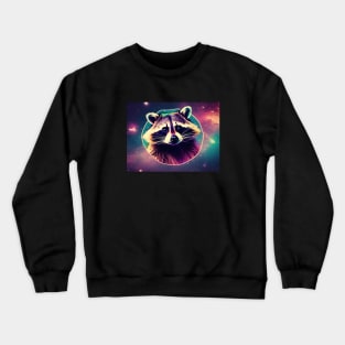 Space Raccoon Crewneck Sweatshirt